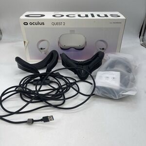 Meta Oculus Quest 2 KW49CM 128GB All-In-One VR Headset W/ Controllers & Box
